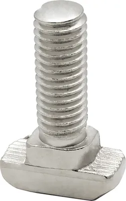 Produktbild von KLAK 40 - Hammerkopfschraube T-Schraube M8 25mm Nut 8 Aluprofil 40-er 10 Stück