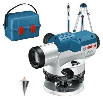 Produktbild von Optisches Nivelliergerät GOL 20 G, mit Baustativ BT160, Messstab GR 500