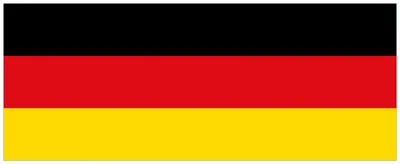 Produktbild von Wallario Wandbild aus Acryl, 200 x 80 cm, freischwebende Optik - Deutsche Flagge