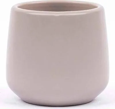 Produktbild von Kvetináč "Joey" - matná sivá - Ø8 cm x V7,5 cm - malý kvetináč - moderný a minimalistický - na izbové rastliny, kaktusy a sukulenty