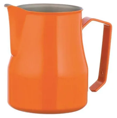 Melkkännchen aus Edelstahl, 50 cl, orange, 12,5x7x10,5 cm