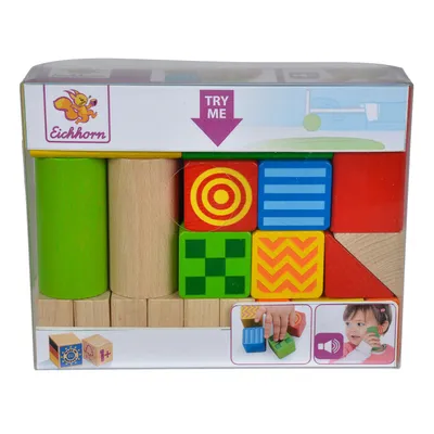 Zdjęcie produktu dla Eichhorn 100024253 Eichhorn Baby Fühl- und Klangbausteine Lernspielzeug