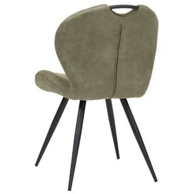 Imagen del producto de Silla para comedor MX Sofa, modelo Miracle, color verde oliva (juego de 2)