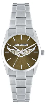 Obrázok produktu pre Zadig&Voltaire Hodinky Zadig 33 Wings Kaki - Silver