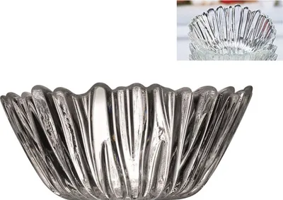 Image de Pasabahce 10601 Lot de 6 coupes en verre Aurora Lot de 6 coupes, 14 cm Avant-plat Coupe à dessert en verre