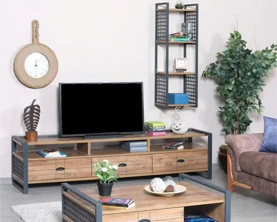 Productafbeelding van Woonkamerkast, wandkast, planken, wandmeubels, kasten, tv-meubel