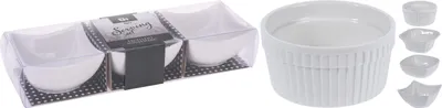 Produktbild von Schalen für Vorspeisen und Desserts, weiß, 3er-Set