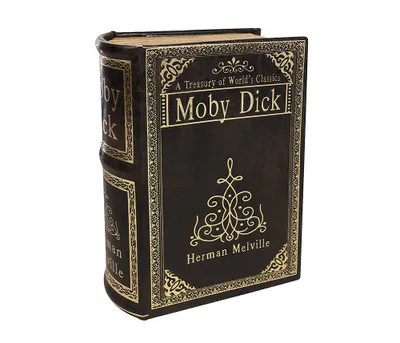 Produktbild von Hohles Buch Geheimfach MOBY DICK Buchversteck Buchsafe Antik-Stil : 17 cm Größe: 17 cm