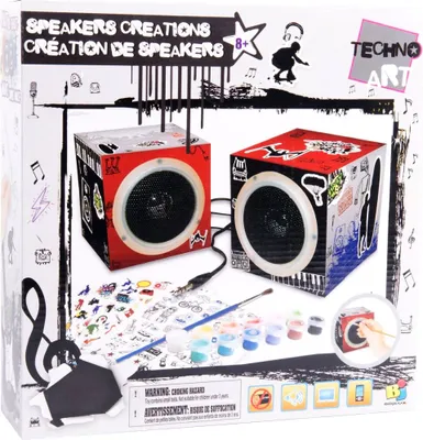Immagine prodotto di Altoparlante audio personalizzabile Techno ART - Nero