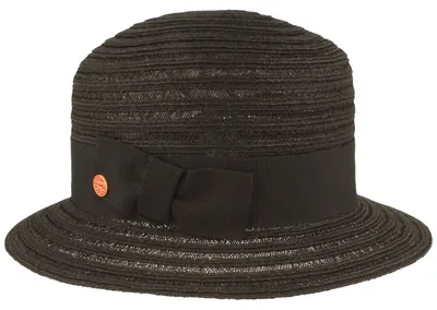 Produktbild von Mayser eleganter Hanf/Stroh Hut Matelot Jule, schwarz, Gr. M