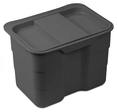 Produktbild von Biobin Multifunktionsbehälter 4,2 L anthrazit mit Deckel