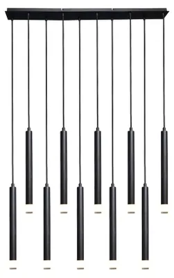 Zdjęcie produktu dla Lampa wisząca RAMIRA czarna 10xG9x5W metal wym:120x96x3cm IP20 Rabalux