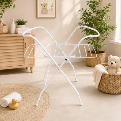 Produktbild von Best For Kids Universal-Babybadewannenständer 100 cm | Babybadewanne mit Ständer und Ablagefläche | Babybadewannenhalter mit stabilen Klappfüßen, KI-generiertes Bild