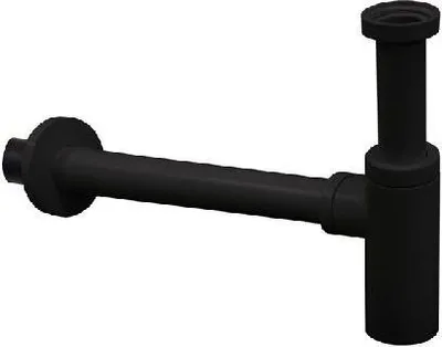 Produktbild von Paffoni Ringo West - Waschtischsiphon 1 1/4, Ablauf 32 mm, Schwarz matt ZACC240NO