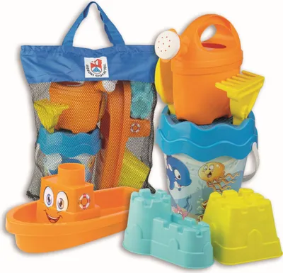Produktbild von Androni Giocattoli Strandset Unterwasserwelt im Beutel 8-teiliges Spielzeug