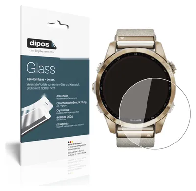 Zdjęcie produktu dla 1x Folia ochronna dla Garmin Fenix 7S (42 mm) - Anti-Shock 9H Film dipos Glass Plastic Glass