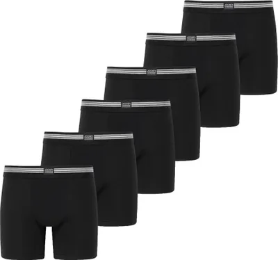 Produktbild von Jockey Herren Boxershorts, 6er Pack - Baumwolle Stretch Boxer Trunk, Baumwollmischung Schwarz M