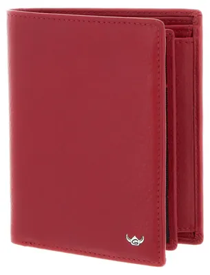 Zdjęcie produktu dla Skórzany portfel Golden Head Dublin Billfold Coin Wallet Red ciemnoczerwony