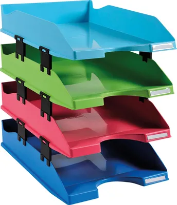 Immagine prodotto di Vassoio per lettere Exacompta COMBO MIDI 1928 1131928SETD A4+ 4 parti