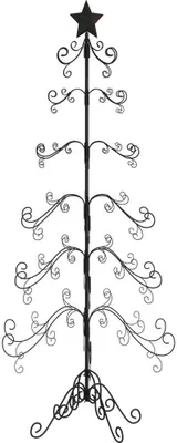 Immagine prodotto di Albero di Natale Decorativo in Metallo Nero 180 cm