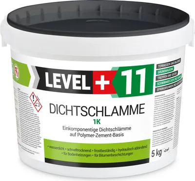 Produktbild von Dichtschlämme 1K Balkon Trockener 5Kg Keller Terrasse Dusche Bad Aussen L+11