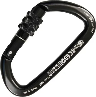 Obrázok produktu pre Kong Italy Guide Carabiner Black Black Jedna veľkosť