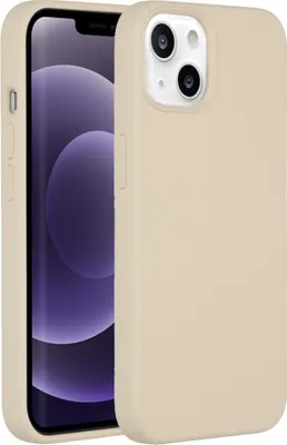 Image de Accezz Liquid Silicone Backcover pour Apple iPhone 14 / 13 - Stone