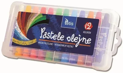 Immagine prodotto di Pastelli a olio esagonali, 12 colori. - Michalczyk e Prokop