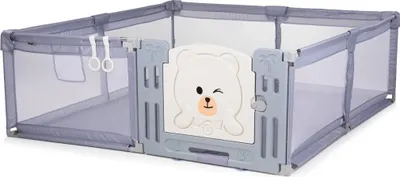 Produktbild von CHIPOLINO Kinderecke mit Tü r Amico Grey