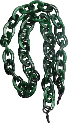 Immagine prodotto di Catenina alla moda per occhiali di colore verde scuro