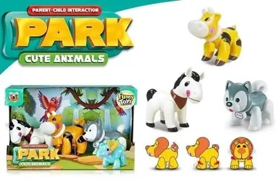 Immagine prodotto di Set di 3 animaletti Twister - Merkpol