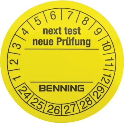 Immagine prodotto di Prüfplakette Benning | 4014651562127
