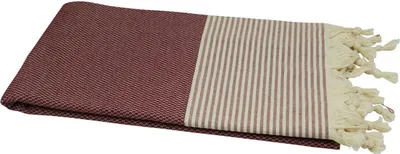 Produktbild von Hamamtuch für Damen und Herren "Dalaman" - myHamam bordeaux