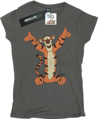 Image de Winnie l'ourson - T-shirt "Classic" pour femme BI1170 (XXL) (Charbon de bois)