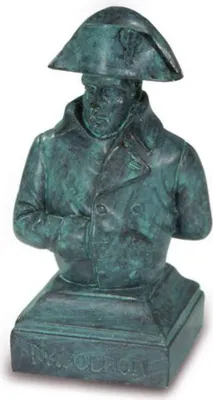 Produktbild von Büste Napoleon bronze-patina mit Hand in Weste