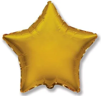 Zdjęcie produktu dla Balon foliowy 45 cm Gwiazda złota
