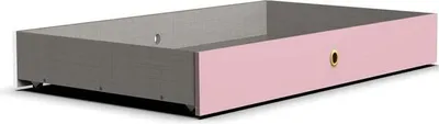 Produktbild von Cindy2 Bettschubkasten Weiß / Rose