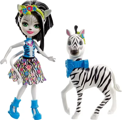 Produktbild von Enchantimals Themenpack Zelena Zebra Puppe