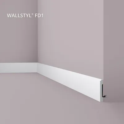 Image de NMC FD1 WALLSTYL Plinthe Profil de décoration 2 m