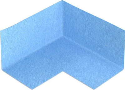 Produktbild von Isolbau Innenecke P3 Blau - 1 Stück - Wasserdichtes Eck-Dichtband für Sanitär, Dusche, Bad, Fliesen, Eckabdichtung Dichtecke Abdichtung für Innen- & Außenbereich
