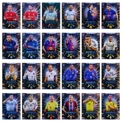 Obrázok produktu pre FIFA 365 2026 PANINI Excellence EXC 25–48 Aura COMPLETE SET MBAPPE RAPHINHA