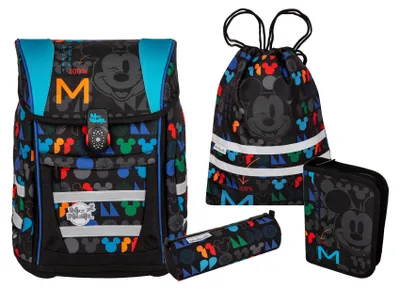 Produktbild von McNeill McNeill Disney Schulranzen-Set TENERIS 4tlg. - DISNEY-MICKEY MOUSE