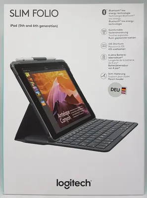 Obrázek produktu pro Logitech Slim Folio 5/6 Gen. dt černá Nová