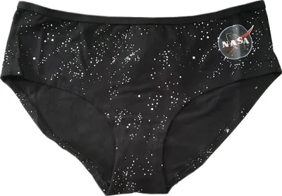 Produktbild von NASA Space Center Damen Slips Unterhose - S bis XL – Schwarz / L