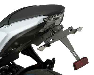 Produktbild von PUIG 9475N Kennzeichenhalters passend fuer KAWASAKI VERSYS-X 300 Schwarz
