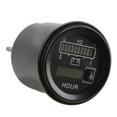 Image de Jauge de batterie ronde,Jauge de puissance ronde,Compteur de batterie ronde,Jauge de batterie ronde LED,Indicateur de batterie ronde,Jauge de batterie pour chariot élévateur électrique