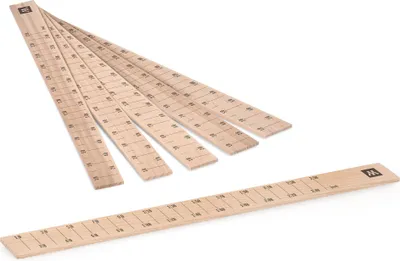 Produktbild von 100 Stk | 31 cm Rührholzer mit Millimeterskala