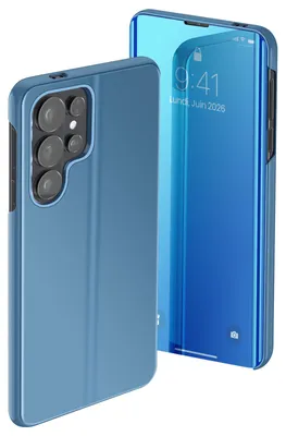 Produktbild von Avizar, Clear View Etui mit Standfunktion für Galaxy S26 Ultra, Blau