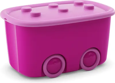 Produktbild von KIS Kunststoffbox Funny Box L Lila / Rosa