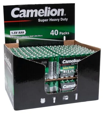 Produktbild von CAMELION R03 AAA Grün / SP8 (40 x 8er Shrink in Display)